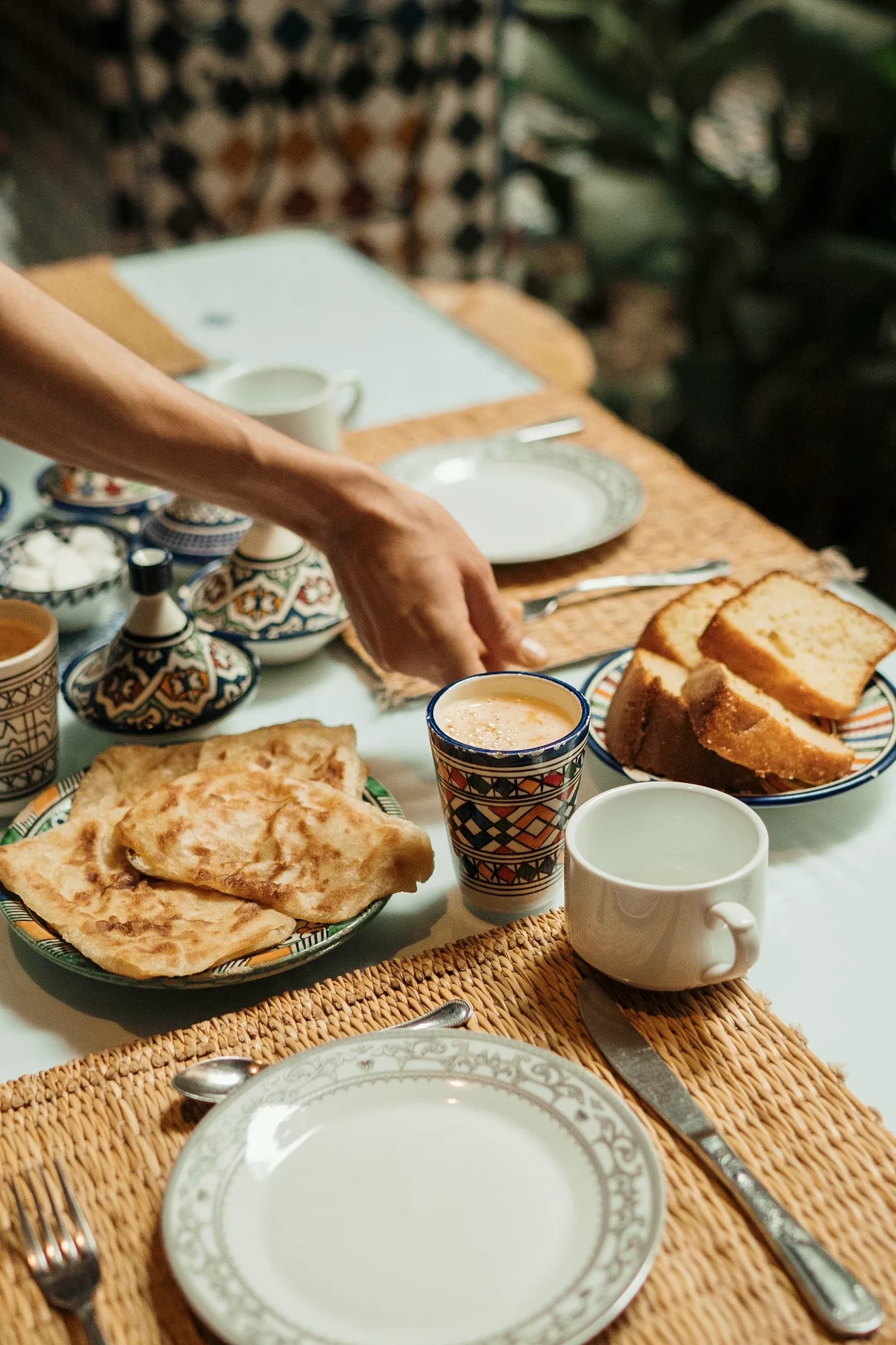 Breakfast on the rooftop