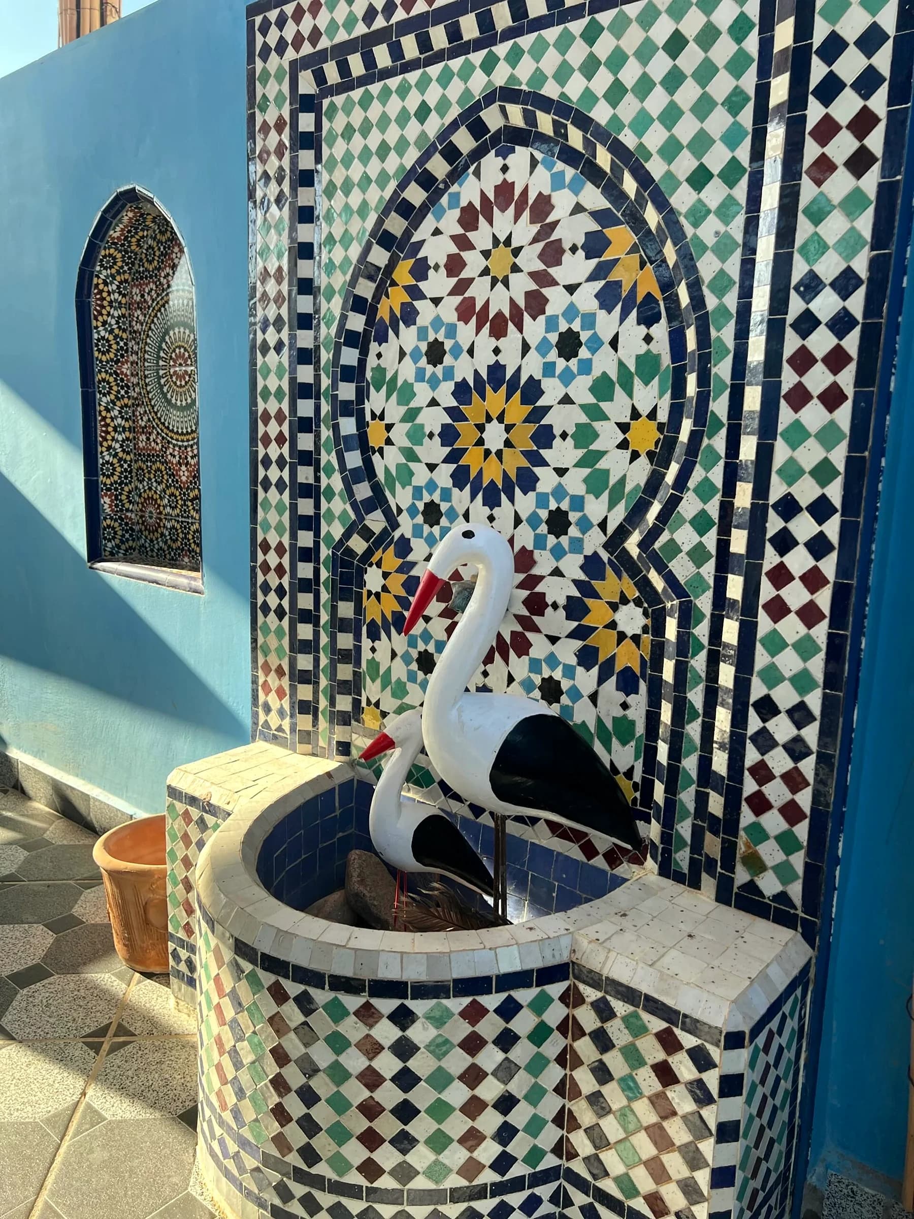 Inside the Blue Pearl house