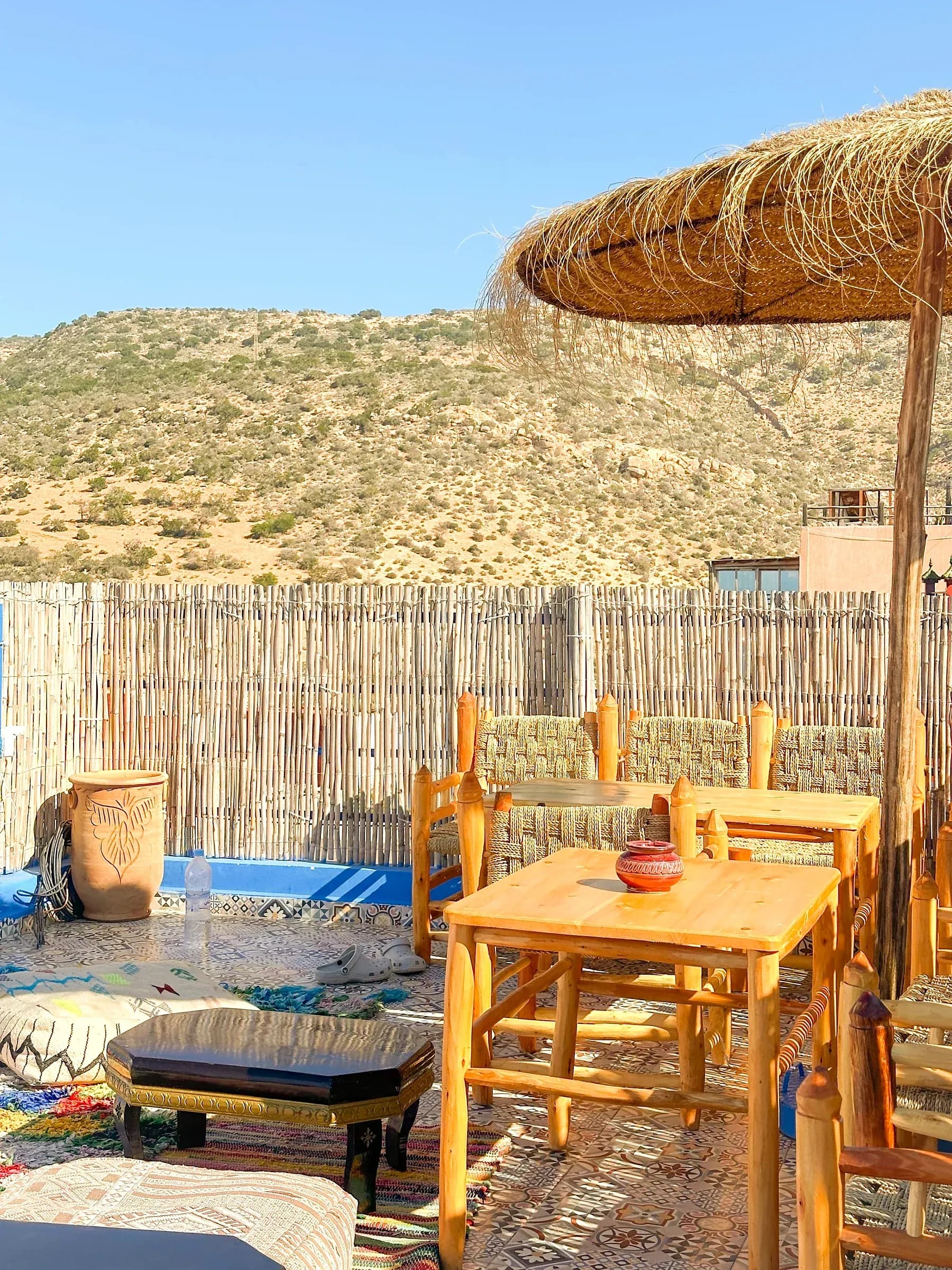 The Blue Pearl rooftop terrace