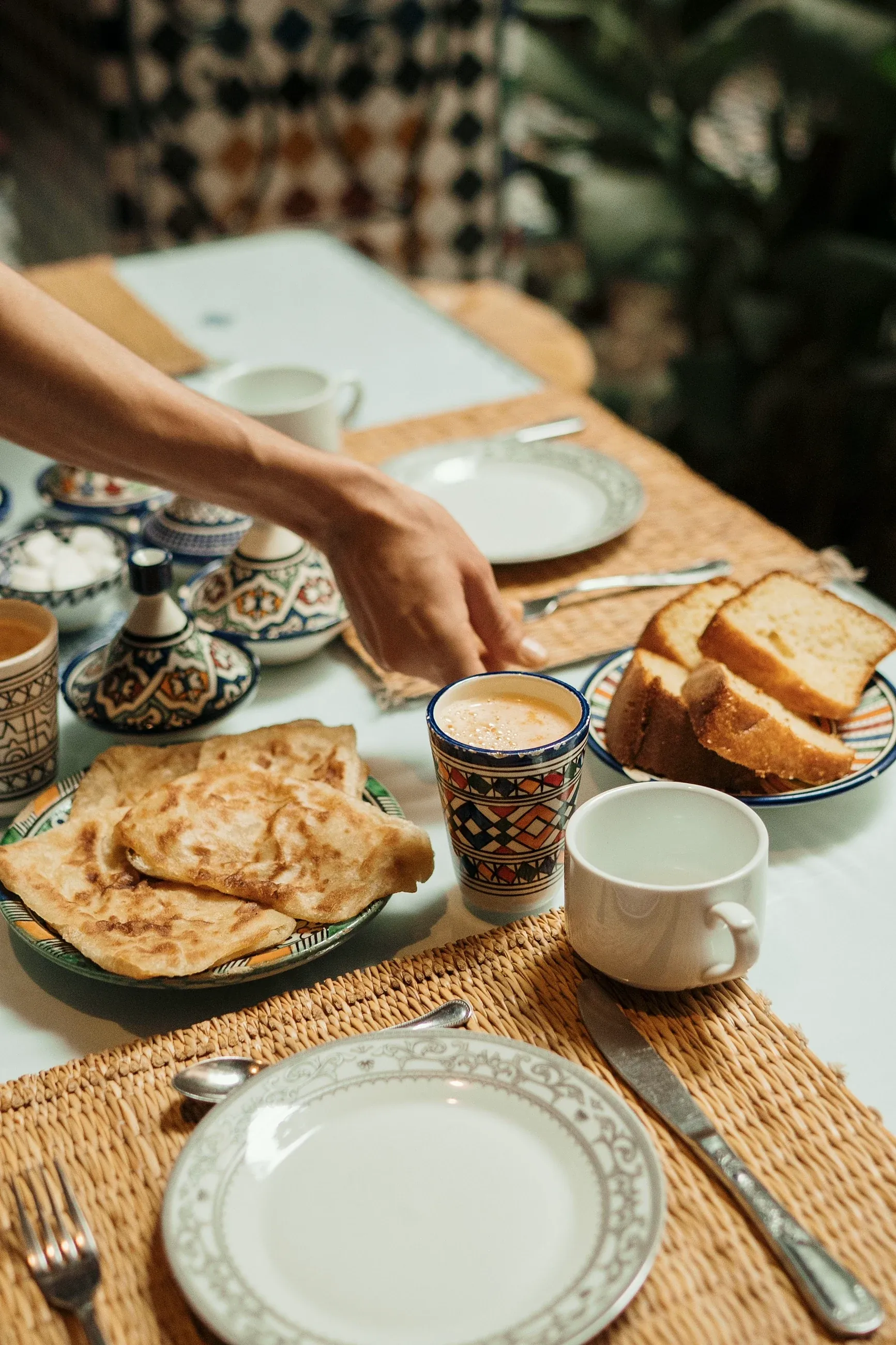 Breakfast on the rooftop